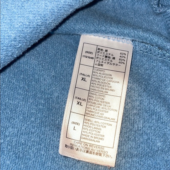 DisneyParks Mademoiselle Minnie Mouse Zip Up Hoodie WDW Epcot France Size L - Picture 8 of 10